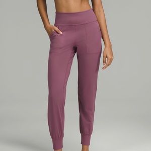 Black Lululemon Align Joggers full length